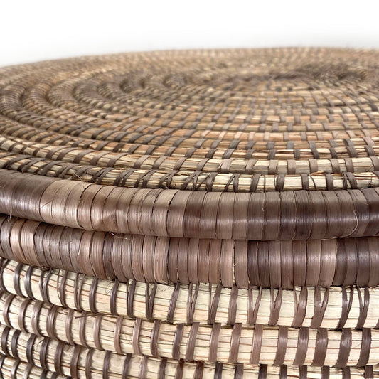 Malawi Brown Basket - Large (17.5'd x 21')